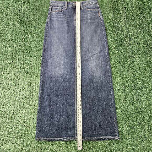 Silver Jeans Denim Maxi Skirt Womens Size 2 NEW - Picture 12 of 14
